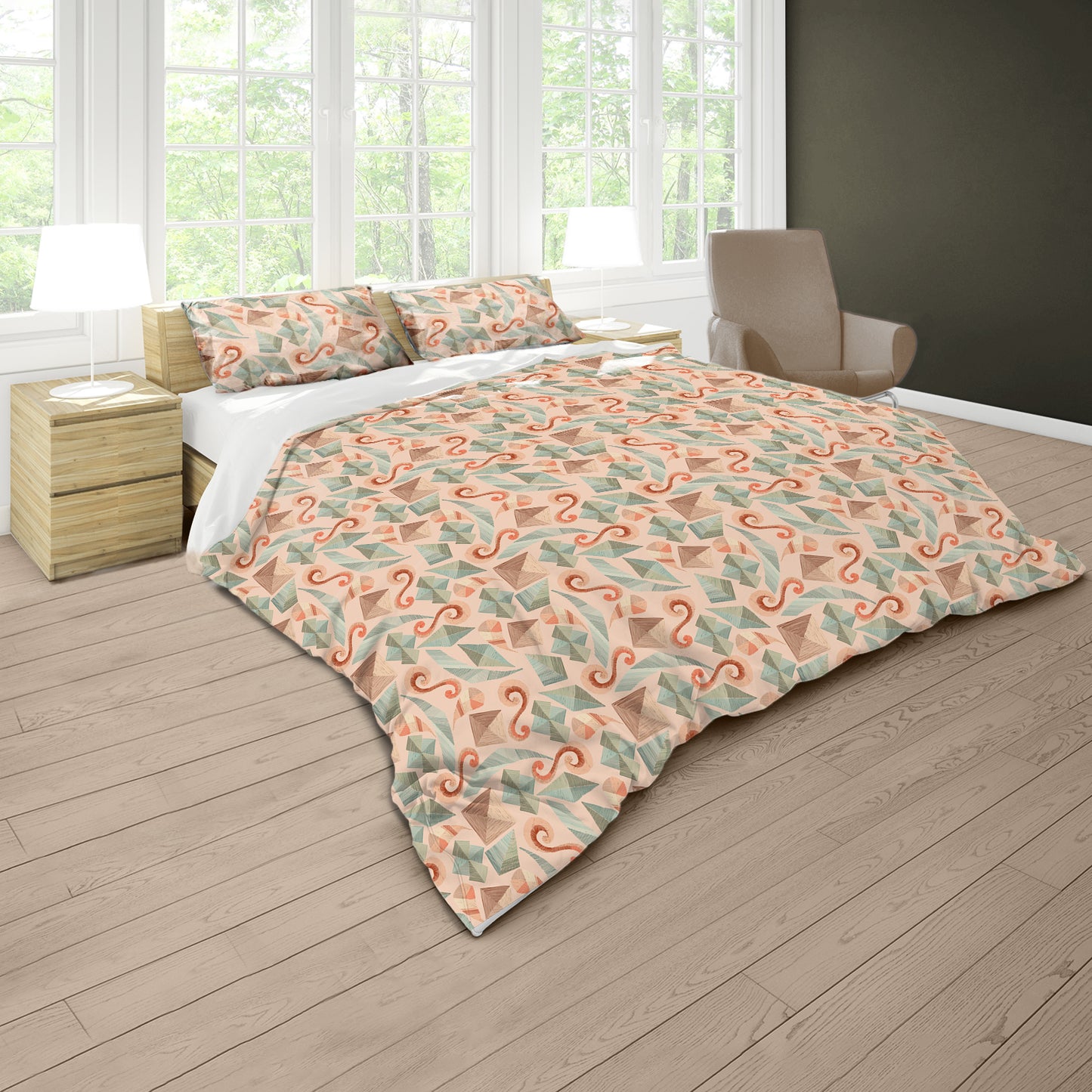 Primal Symbols Duvet Cover Set