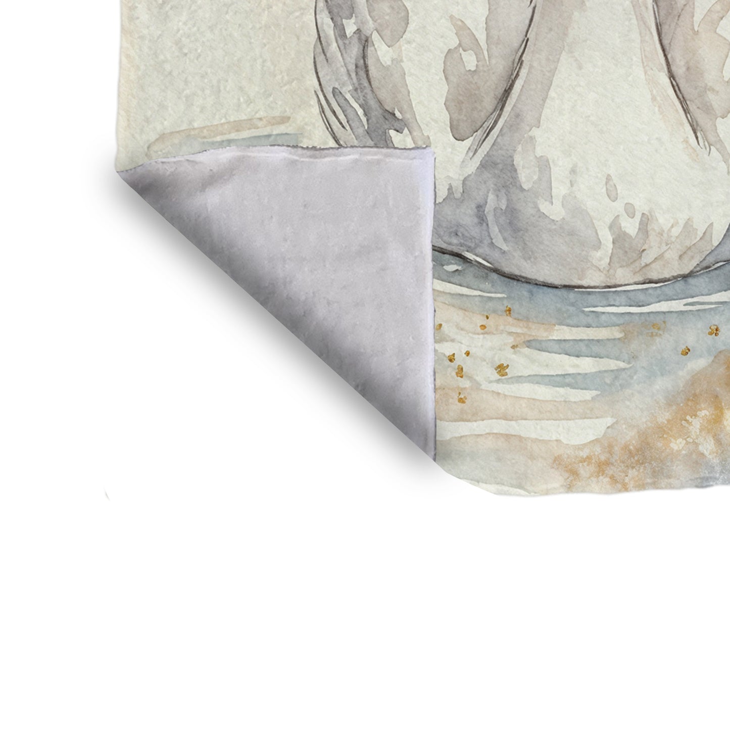 Princess Swan Baby Fleece Blanket
