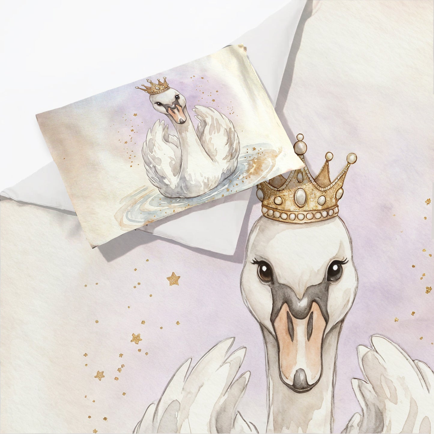 Princess Swan Cot Set