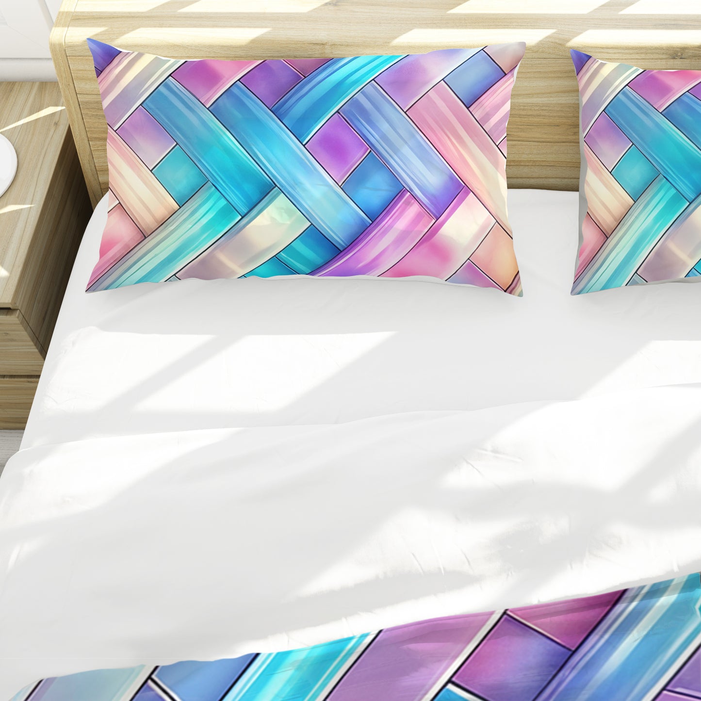 Prism Nebula Drift Duvet Cover Set