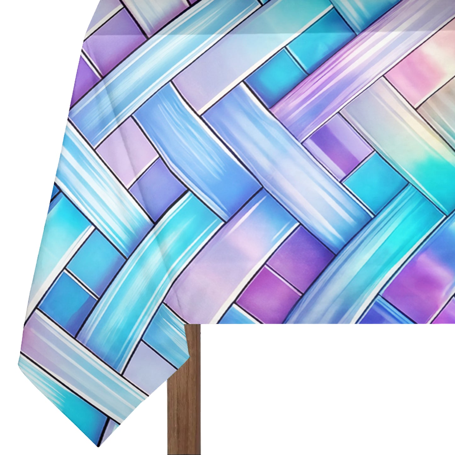 Prism Nebula Drift Rectangle Tablecloth