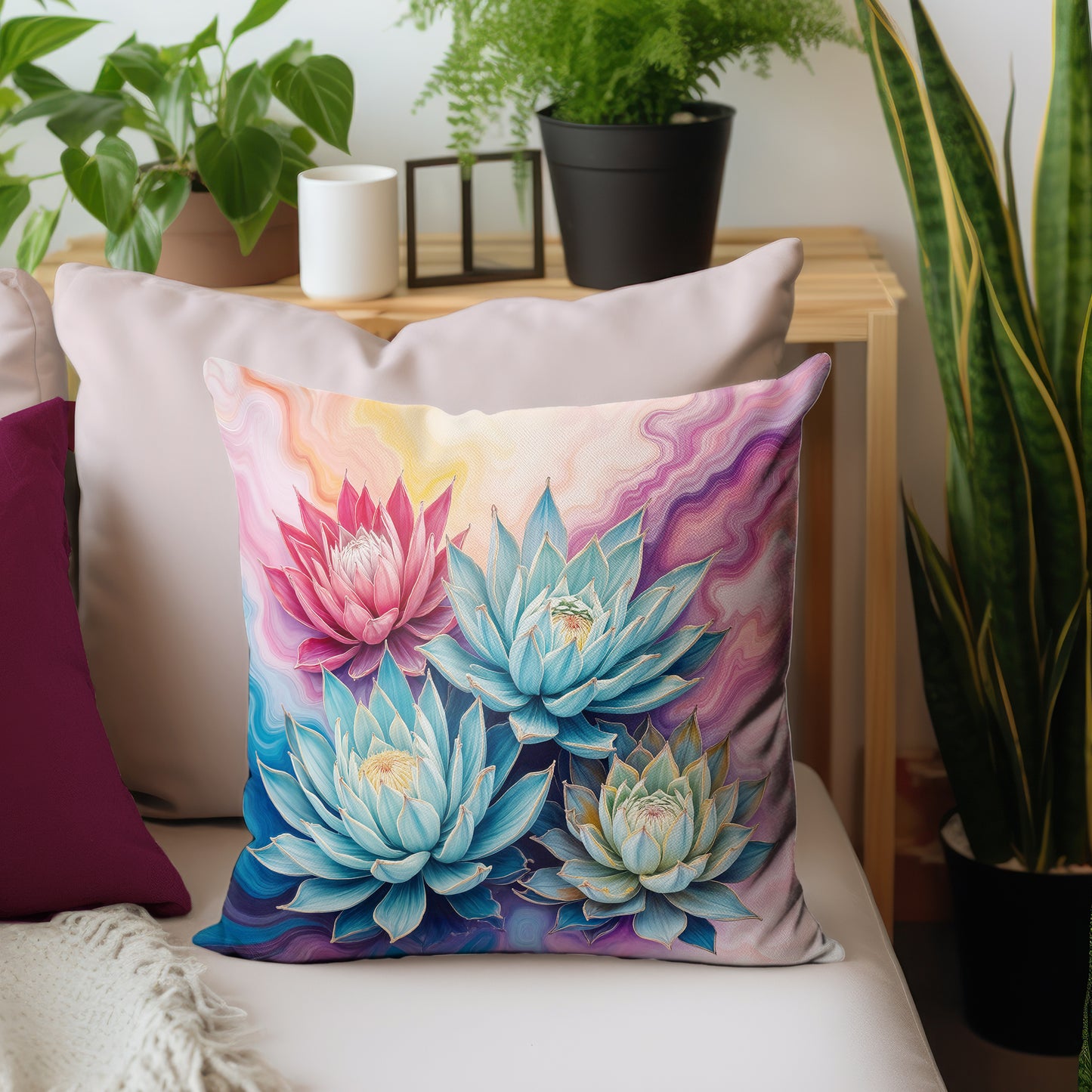 Prismatic Succulents Luxury Scatter