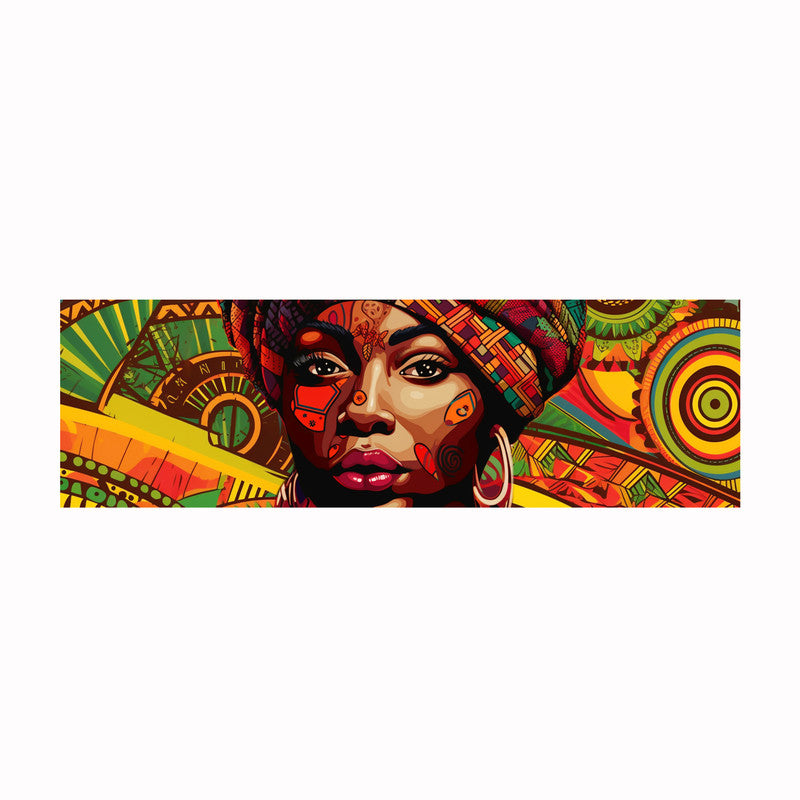 Prosperous Africa Decoupage Drum Cover