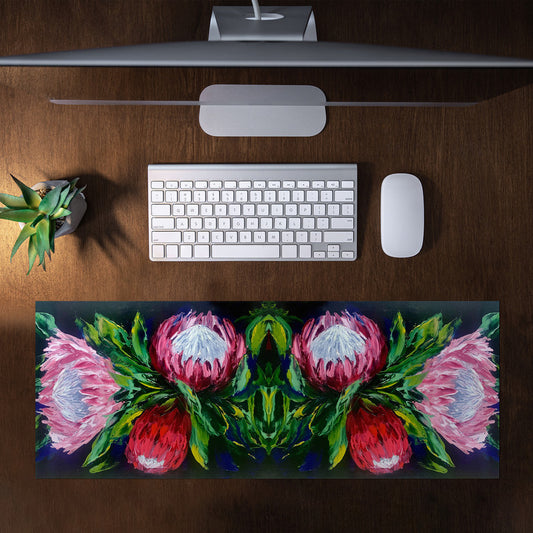 Protea Reflect Large Desk Pad by Juanette Menderoi