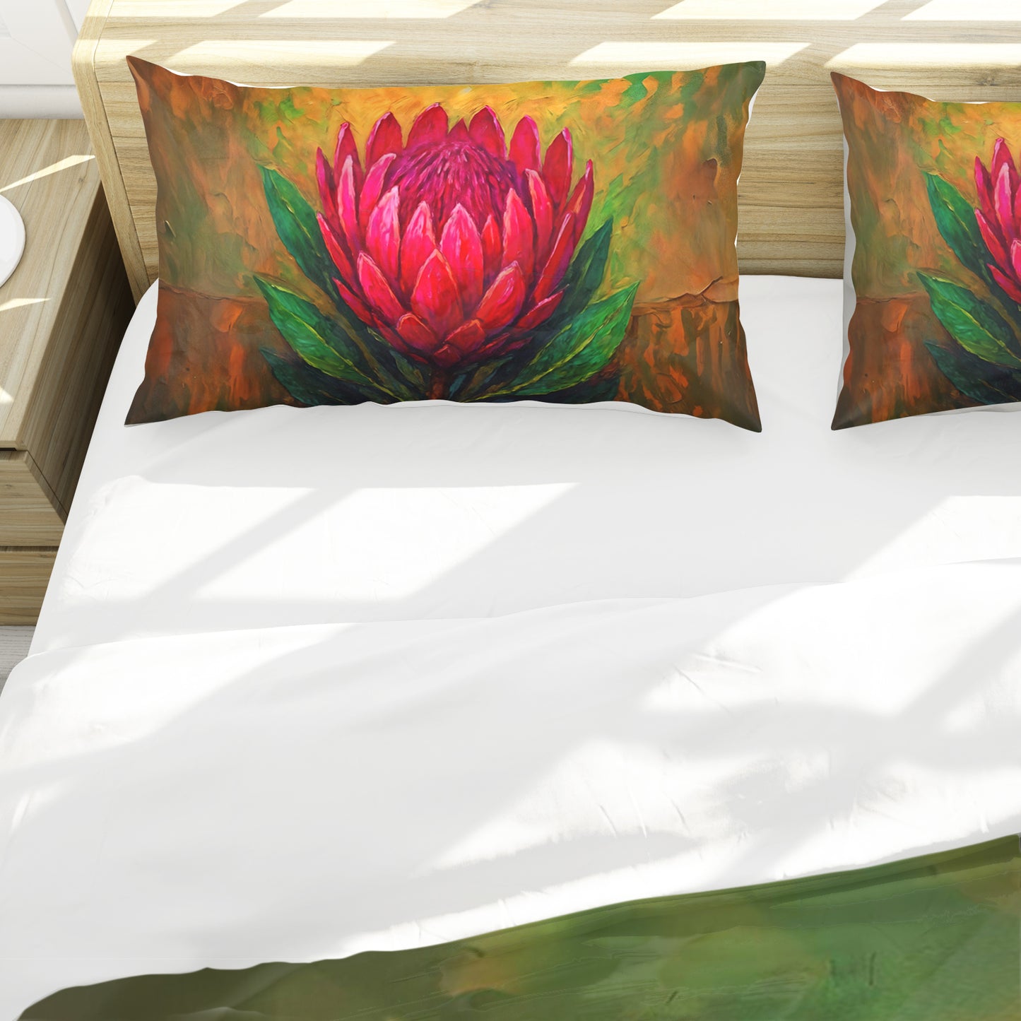 Protea Bloom Explosion Duvet Cover Set by Nathan Pieterse