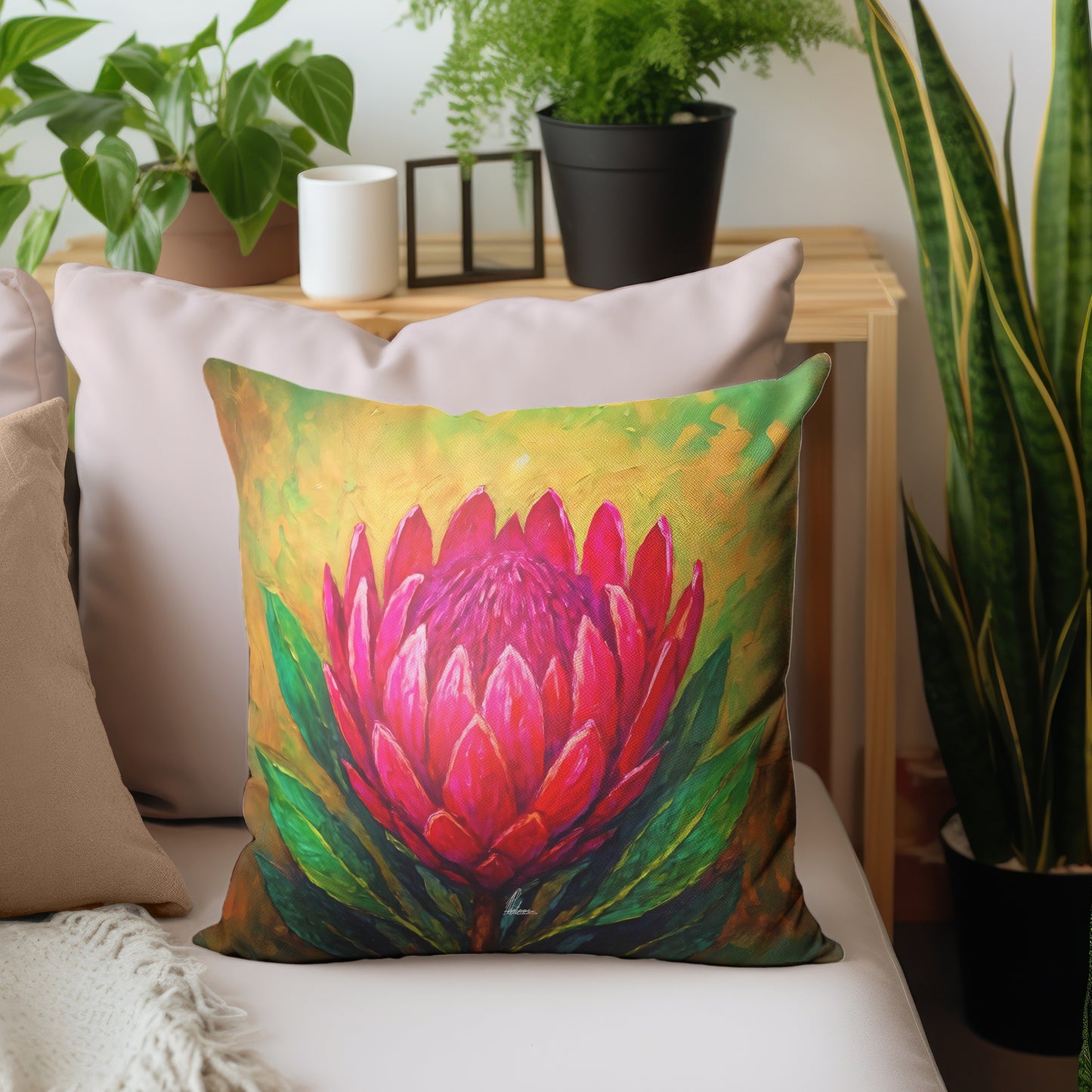 Protea Bloom Explosion Luxury Scatter by Nathan Pieterse