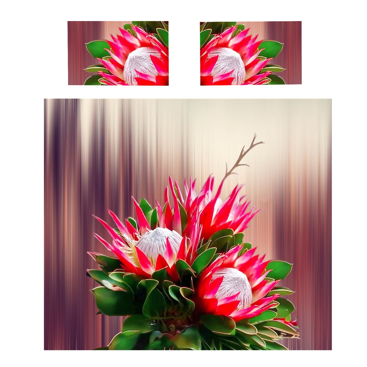 Protea Crown Duvet Cover Set