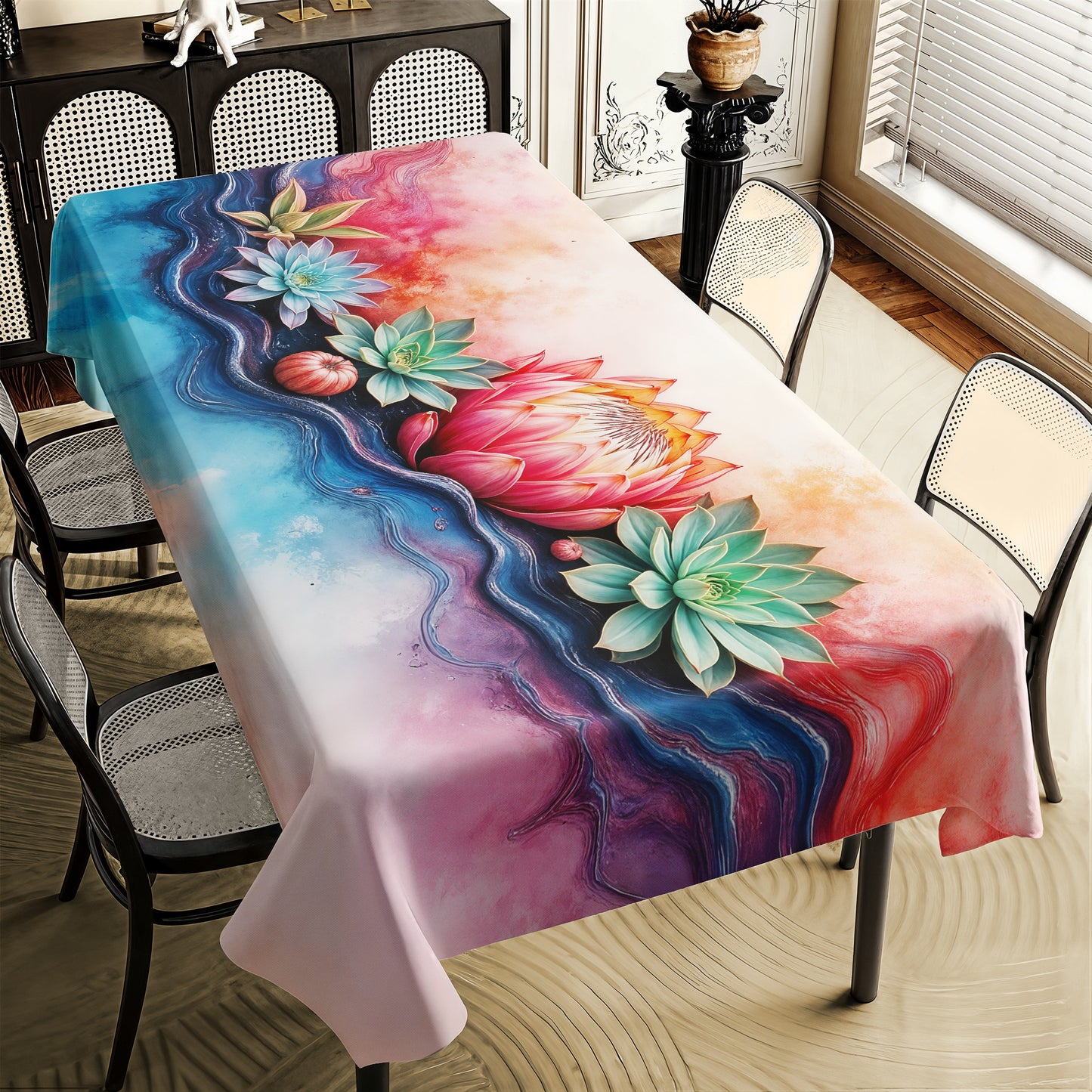 Protea Dreamburst Rectangle Tablecloth