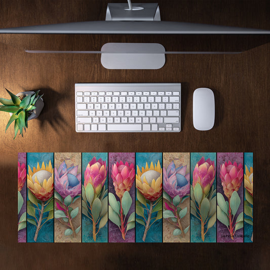 Protea Haze Desk Pad by Wikus Schalkwyk