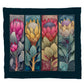 Protea Haze Light Weight Fleece Blanket by Wikus Schalkwyk
