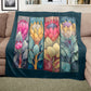 Protea Haze Light Weight Fleece Blanket by Wikus Schalkwyk