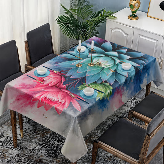 Protea Succulent Chromaflow Rectangle Tablecloth