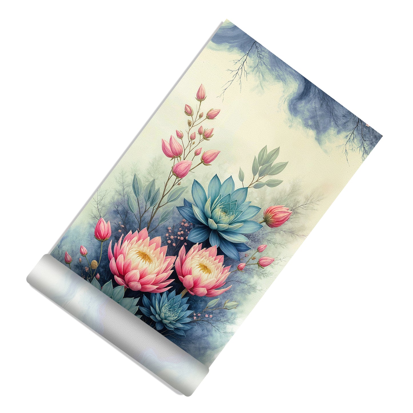 Protea & Succulent Essence Door Decoupage