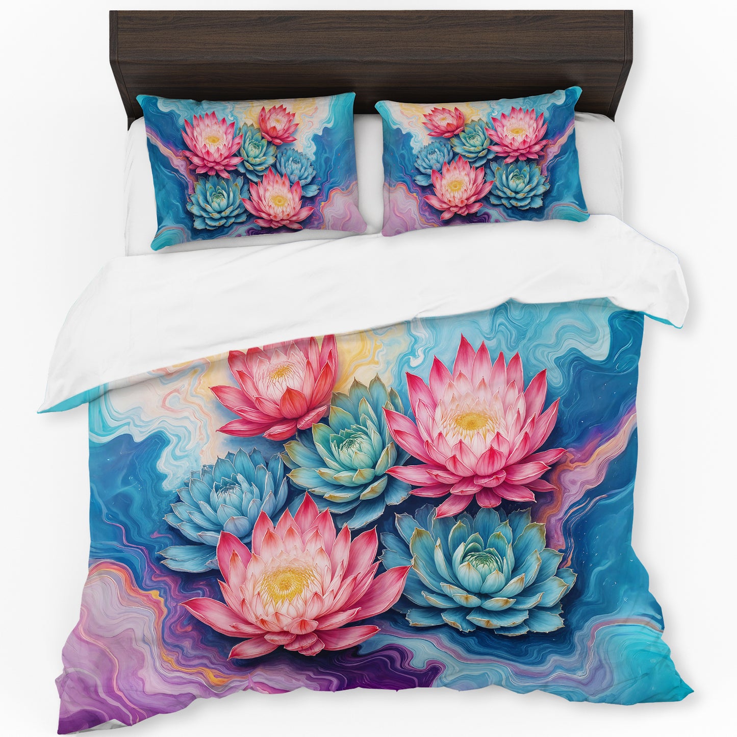 Protea & Succulent Petalwave Duvet Cover Set