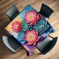 Protea & Succulent Petalwave Square Tablecloth