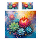 Protea & Succulent Radiance Duvet Cover Set