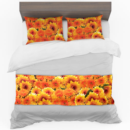 Proudly Orange Bed Runner and Optional Pillowcases