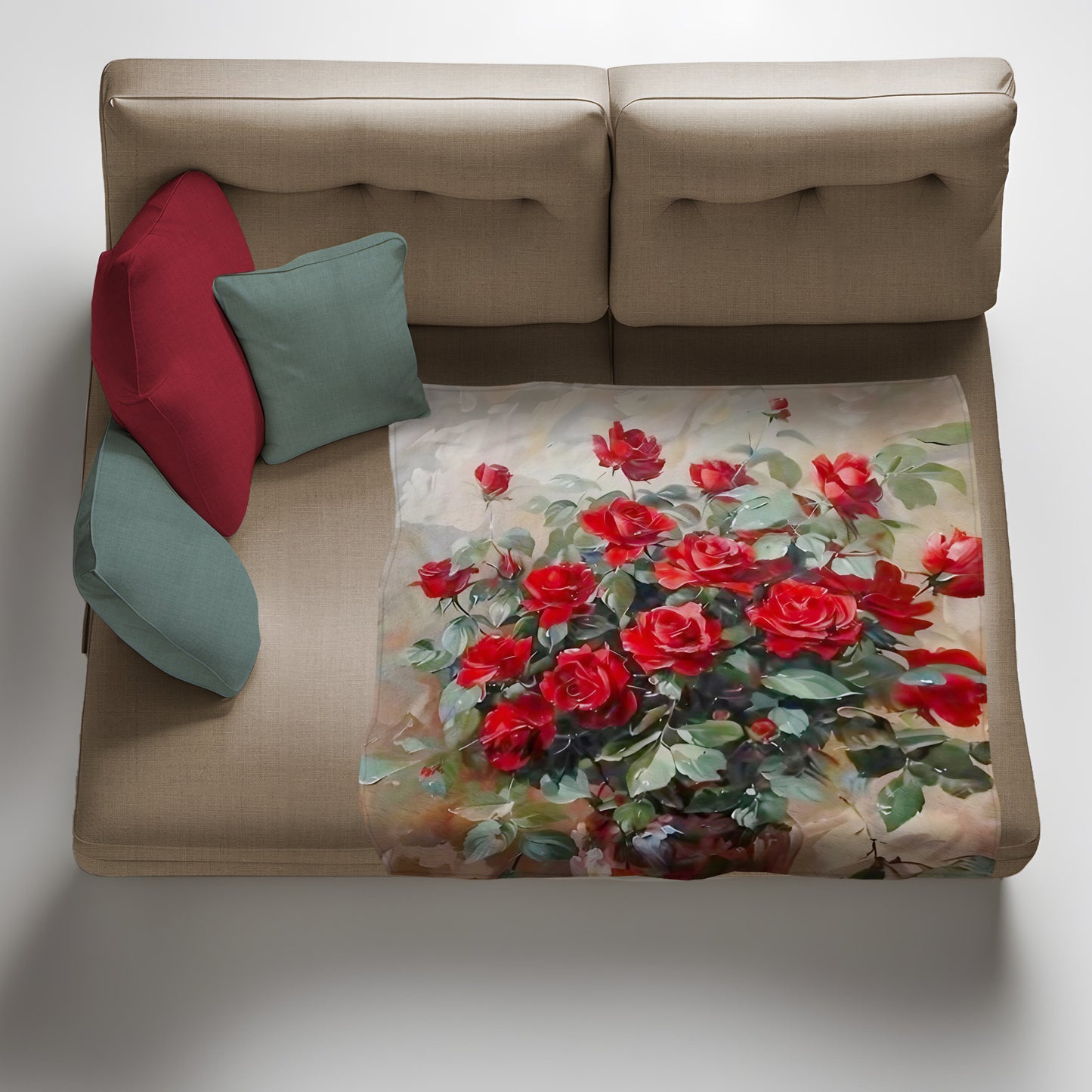 Proudly Red Light Weight Fleece Blanket