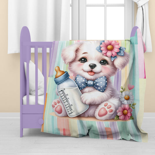 Puppy Dreams Baby Fleece Blanket