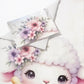 Pure White Lamb Cot Set