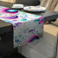 Purple And Aqua Paisley Table Runner