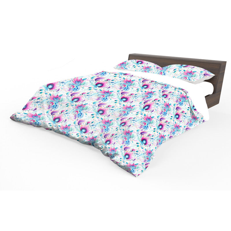 Purple And Blue Duvet Cover Set