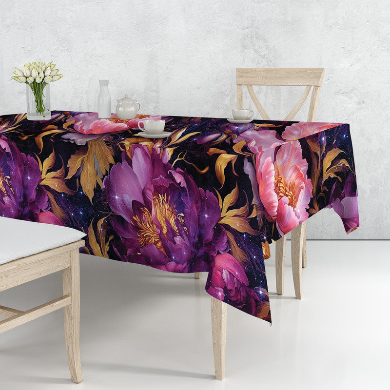 Purple And Pink Rectangle Tablecloth