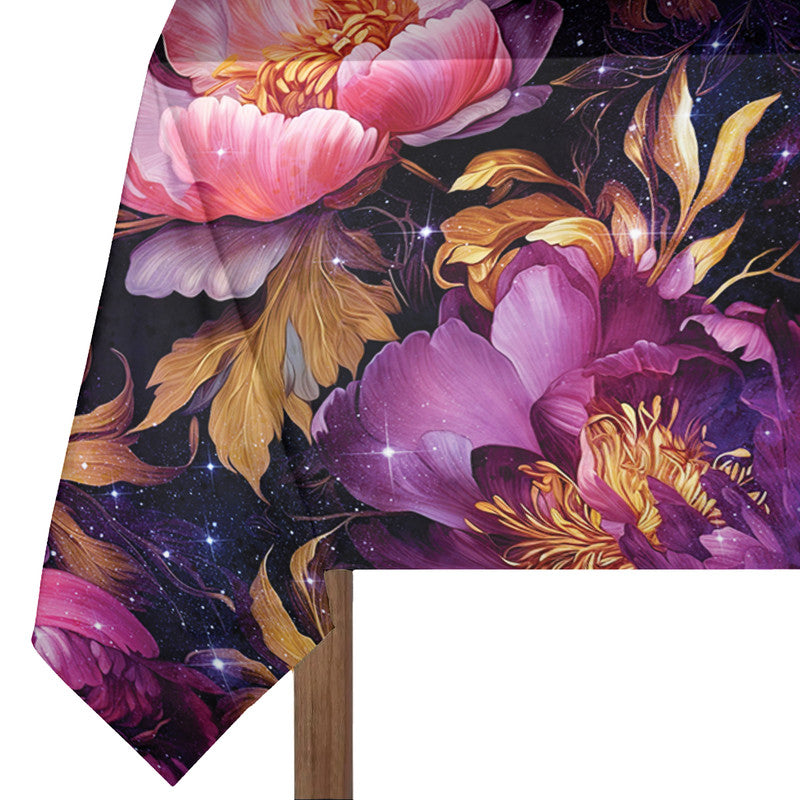 Purple And Pink Rectangle Tablecloth