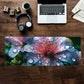 Purple Beauty Flower Large Desk Pad