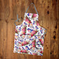 Purple Bird Medium Length Apron By Mark Van Vuuren