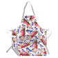 Purple Bird Medium Length Apron By Mark Van Vuuren