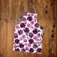 Purple Blossoms Medium Length Apron By Mark Van Vuuren
