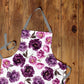 Purple Blossoms Medium Length Apron By Mark Van Vuuren