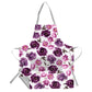Purple Blossoms Medium Length Apron By Mark Van Vuuren