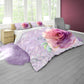 Purple Crystal Duvet Cover Set