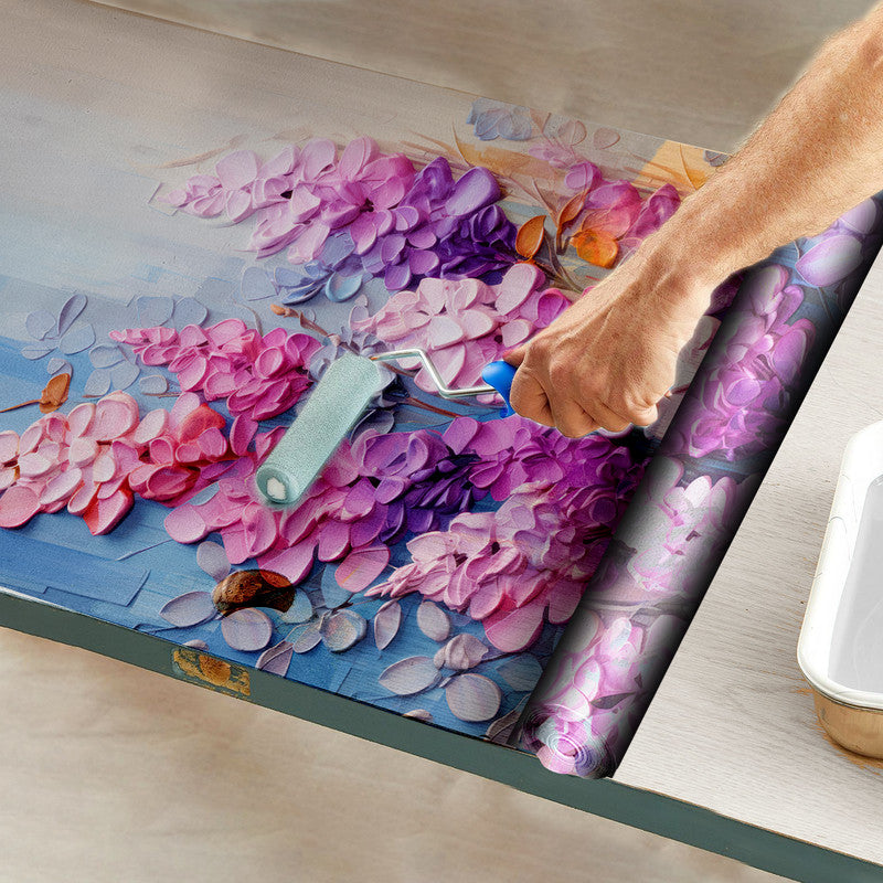 Purple Hase Door Decoupage
