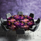 Purple Rain Round Tablecloth