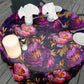 Purple Rain Round Tablecloth