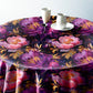 Purple Rain Round Tablecloth