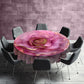 Purple Rose Round Tablecloth