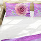 Purple Waves Duvet Cover Set