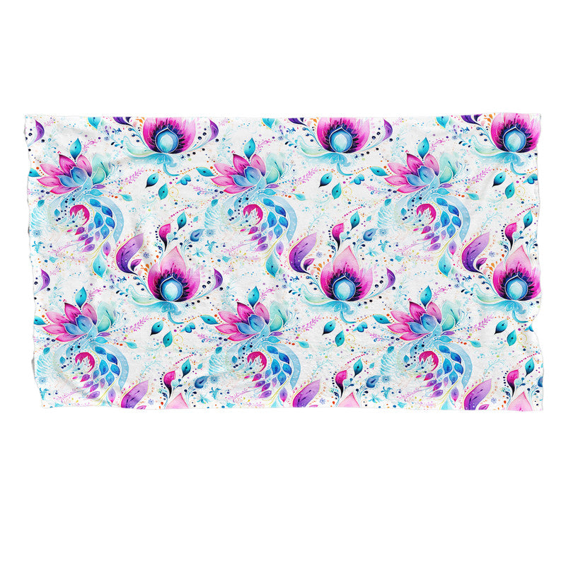Purple Wings Light Bed Throw