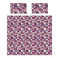 Purple Blossom Blocks Duvet Cover Set