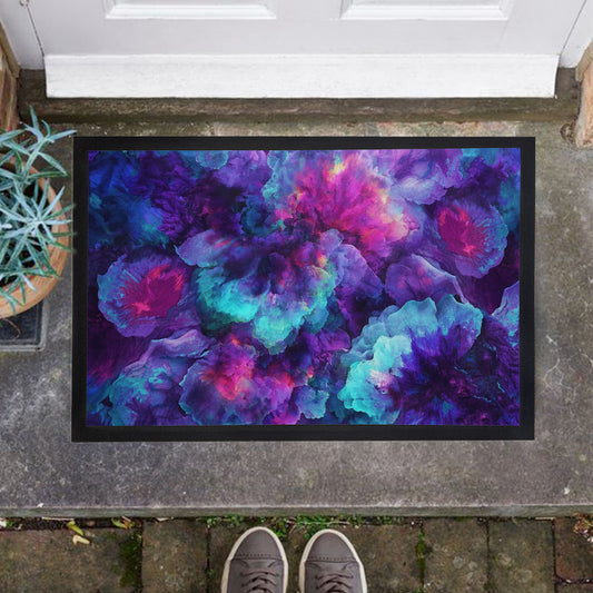 Purple Clouds Door Mat