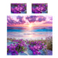 Purple Coastline Duvet Cover Set