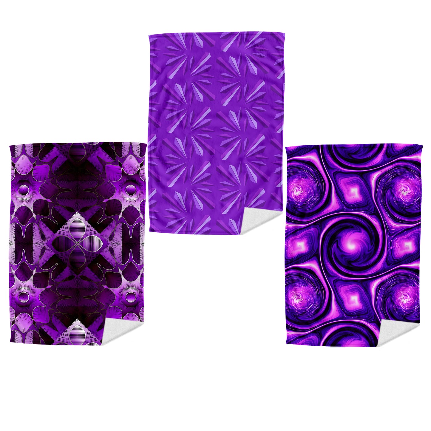 Purple Dish Cloth (Set of 3)