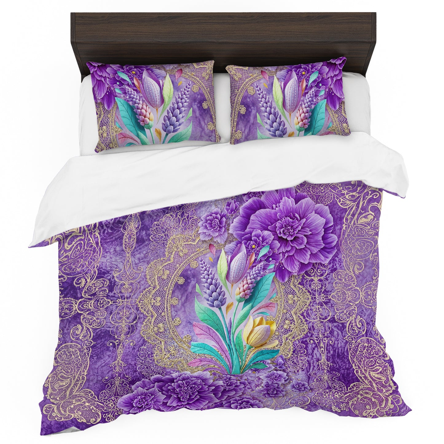 Purple Game Duvet Cover Set
