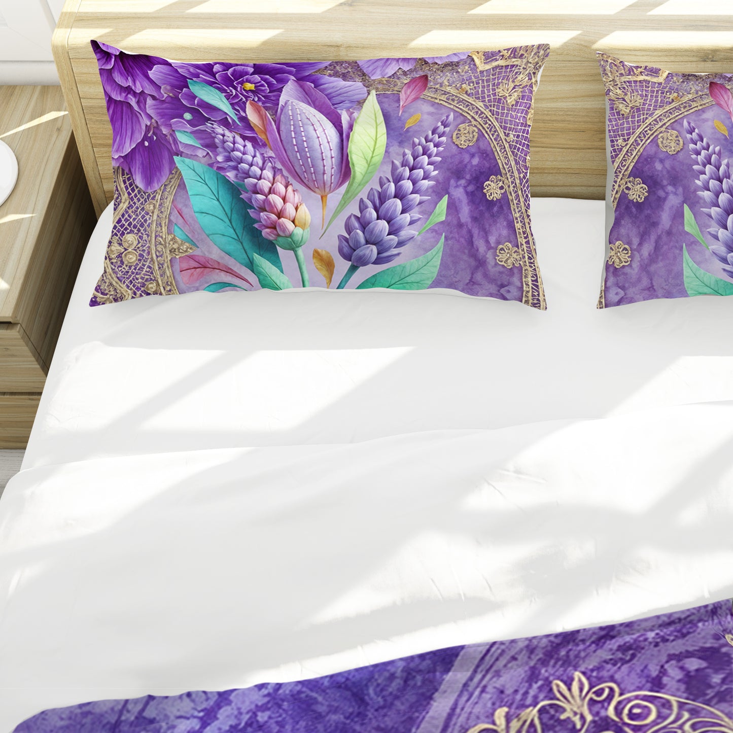 Purple Game Duvet Cover Set