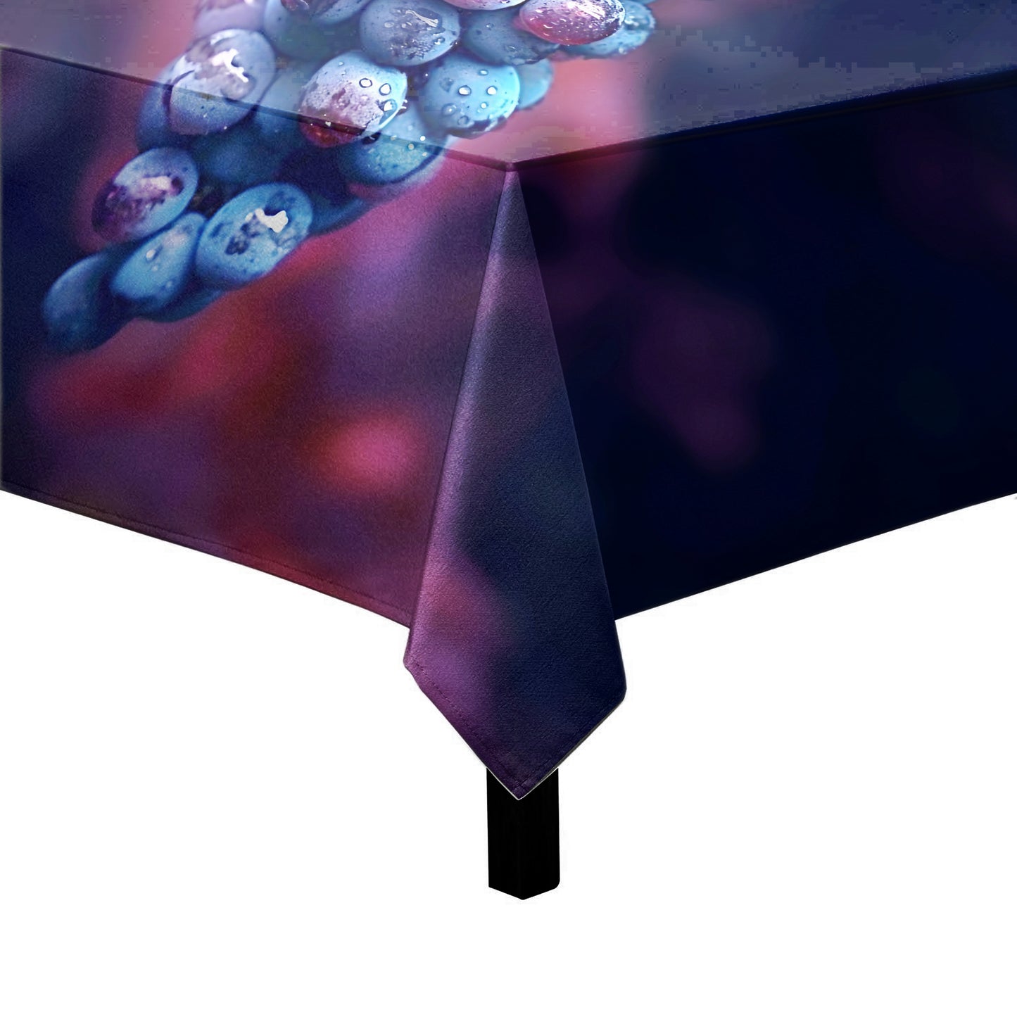 Purple Grapes Square Tablecloth