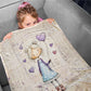 Purple Heart Toddler Fleece Blanket